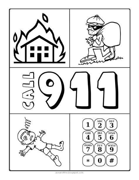 911 Printable Worksheets
